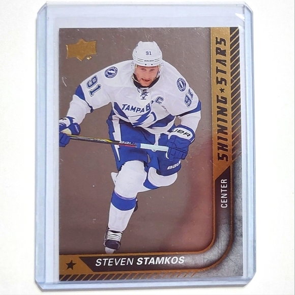 Steven Stamkos Shining Stars 2015-16 Insert Hockey Card Tampa Bay Lightning - Picture 1 of 2